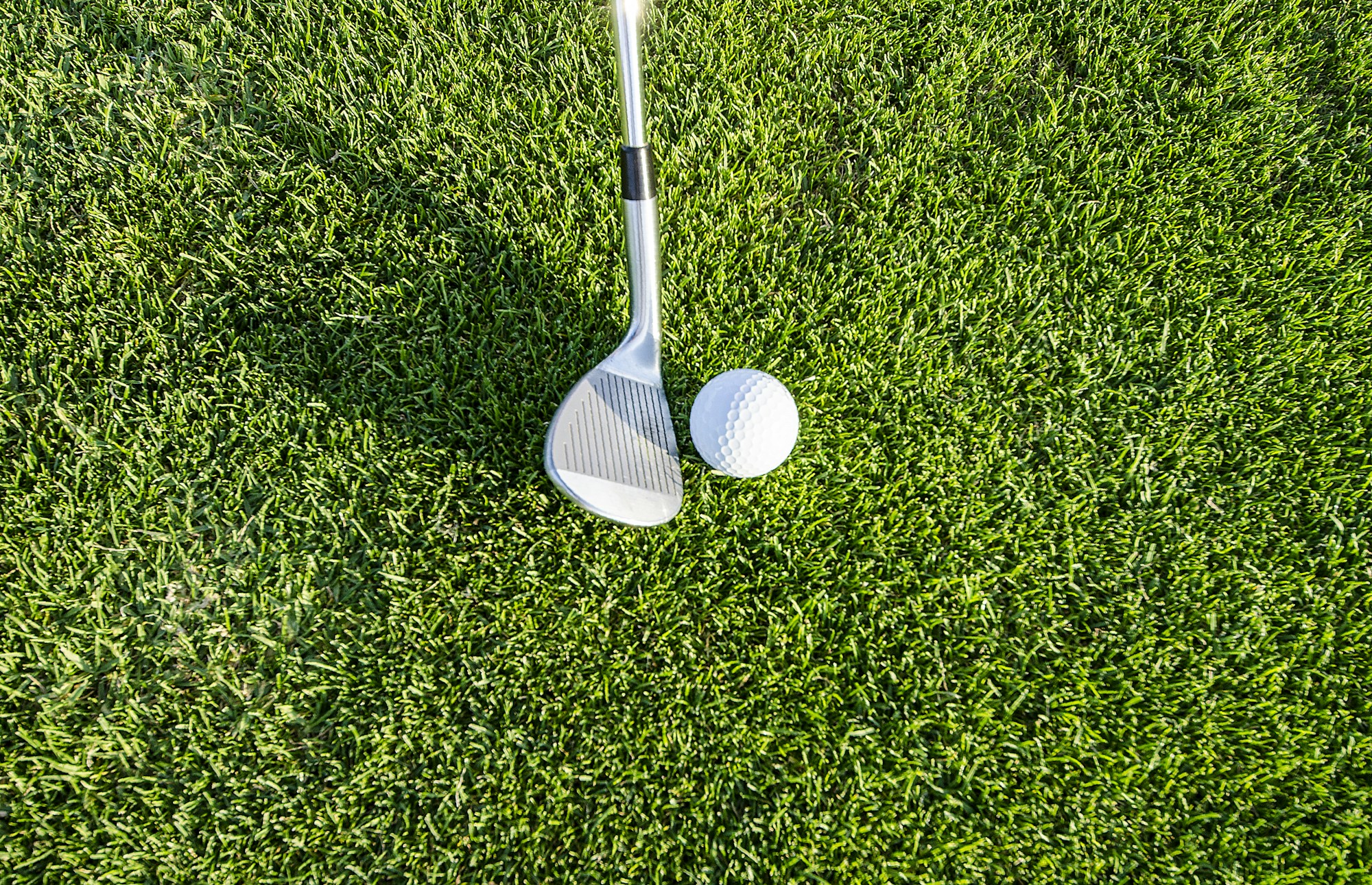 Golf club on golf course